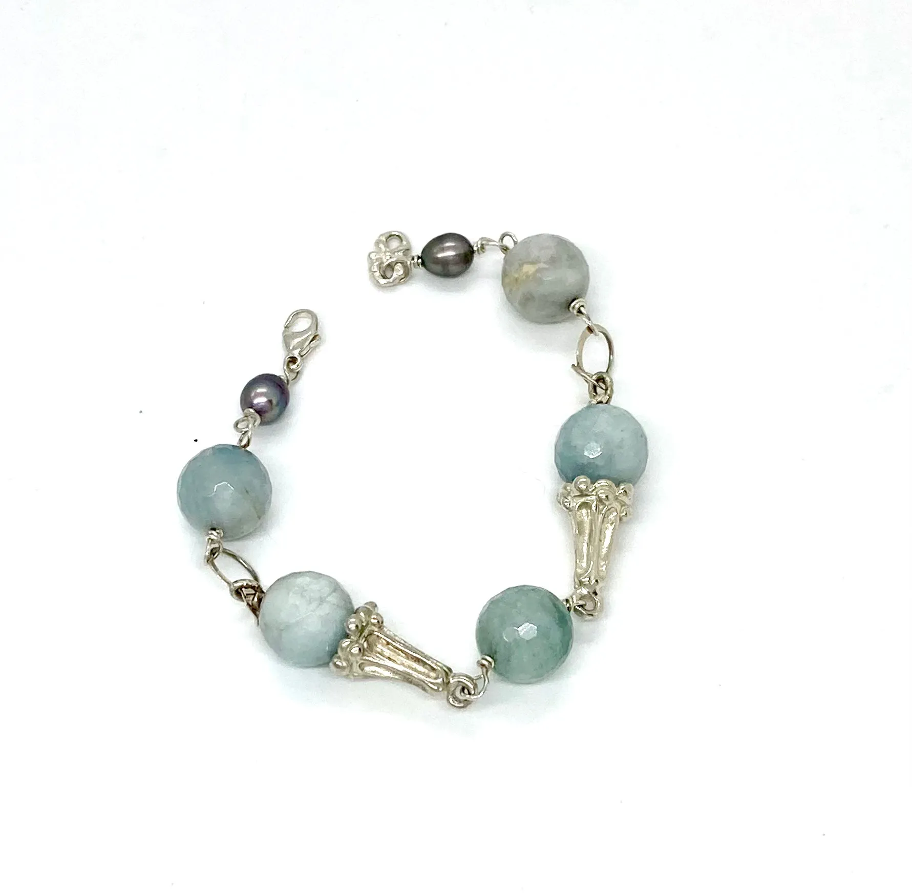 Aqua Datura Bracelet