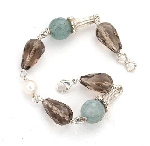 Aqua Datura Bracelet