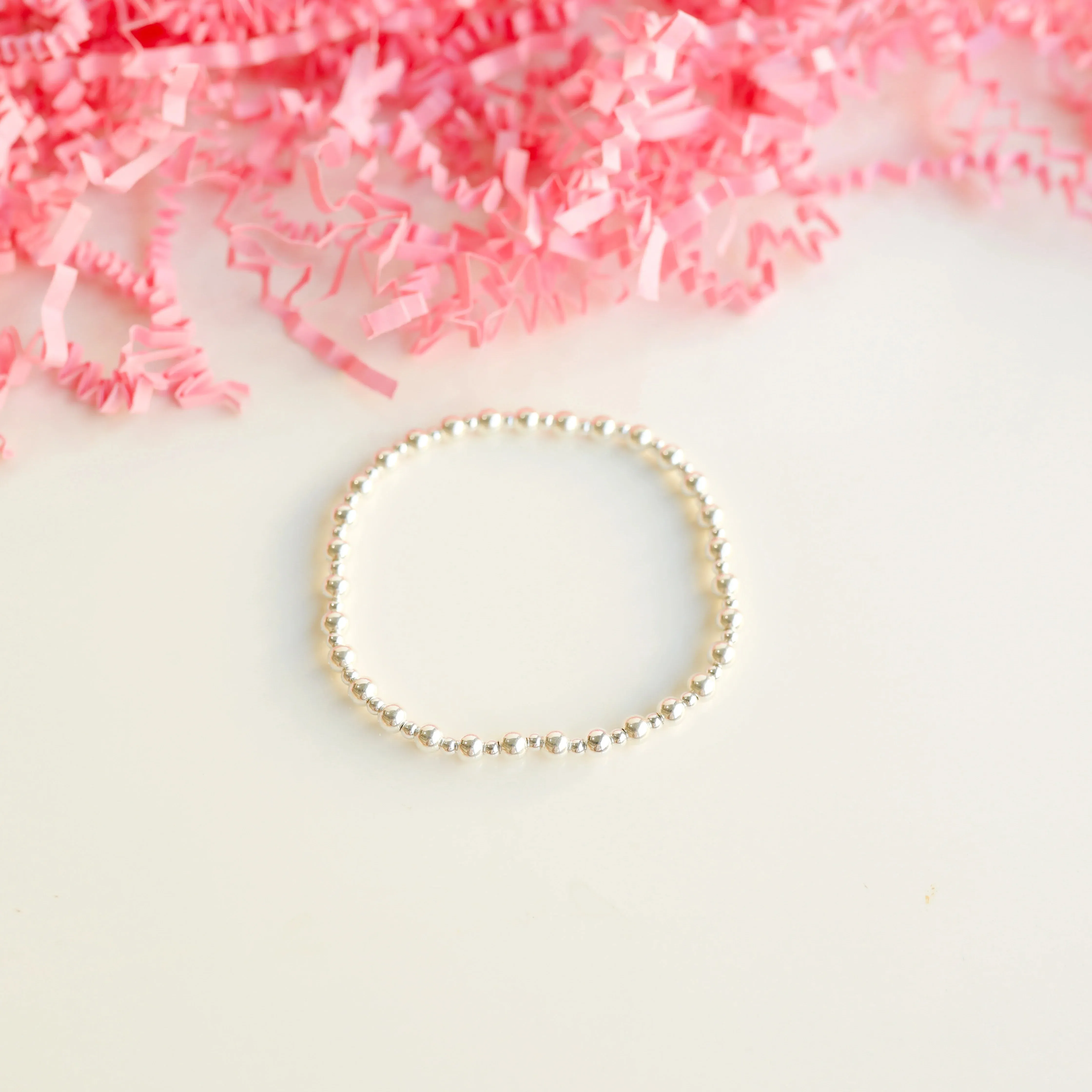 Beaded Blondes | Mini Katy Bracelet in Silver