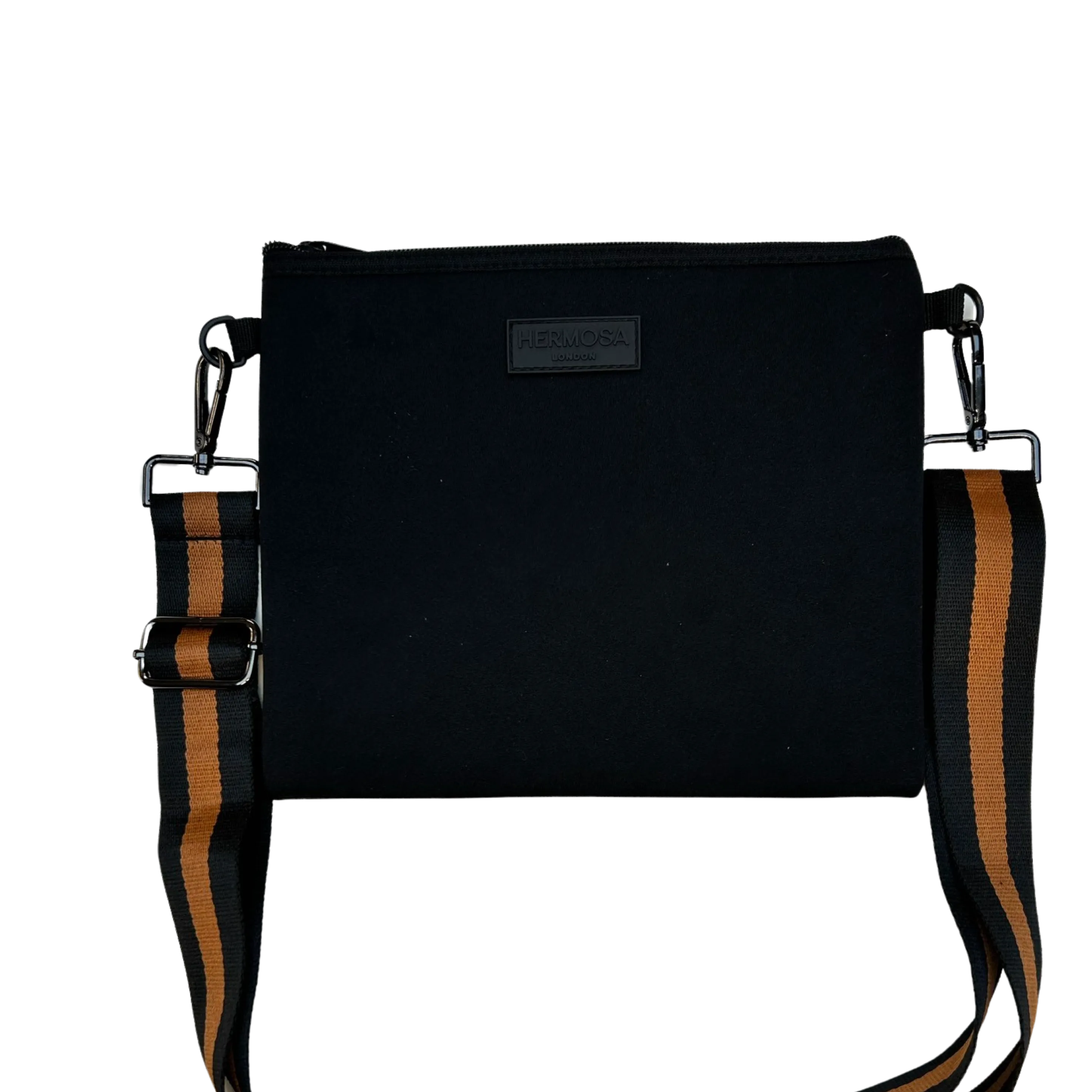 Black Velvet Messenger Bag - LOW STOCK