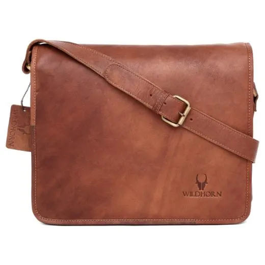 BOLTON Leather Messenger Bag for Men