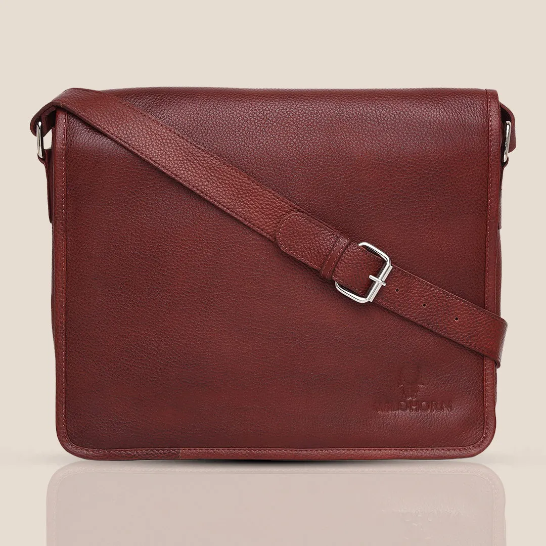 BOLTON Leather Messenger Bag for Men