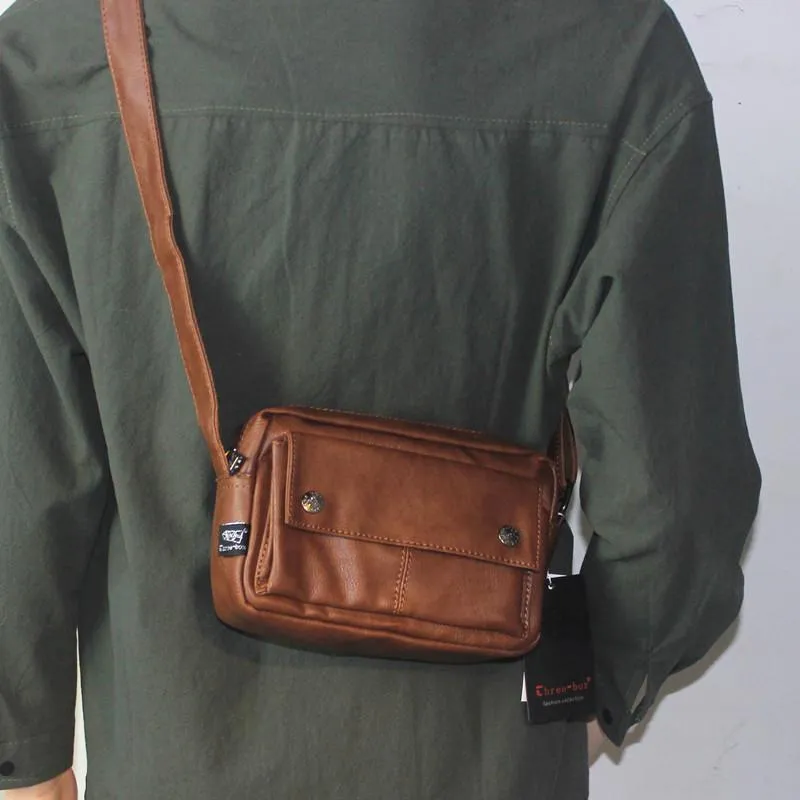 Chicmy- Soft Leather Messenger Bag