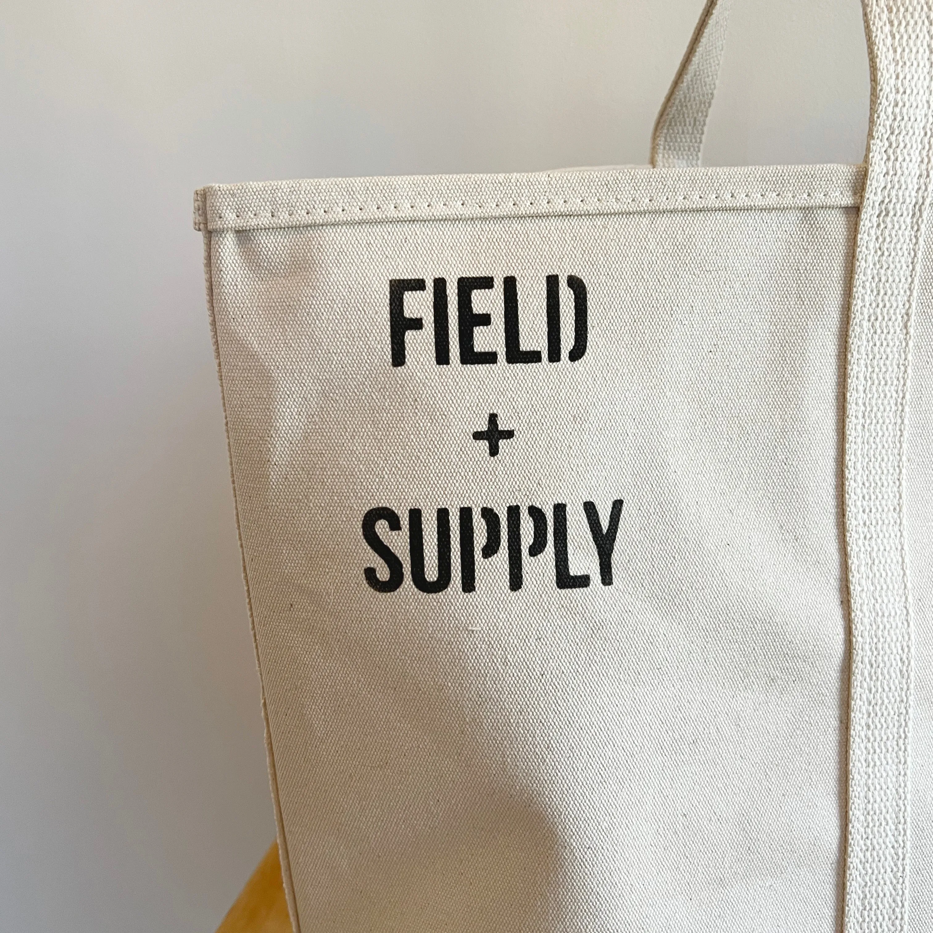 F S Large Canvas Tote Bag