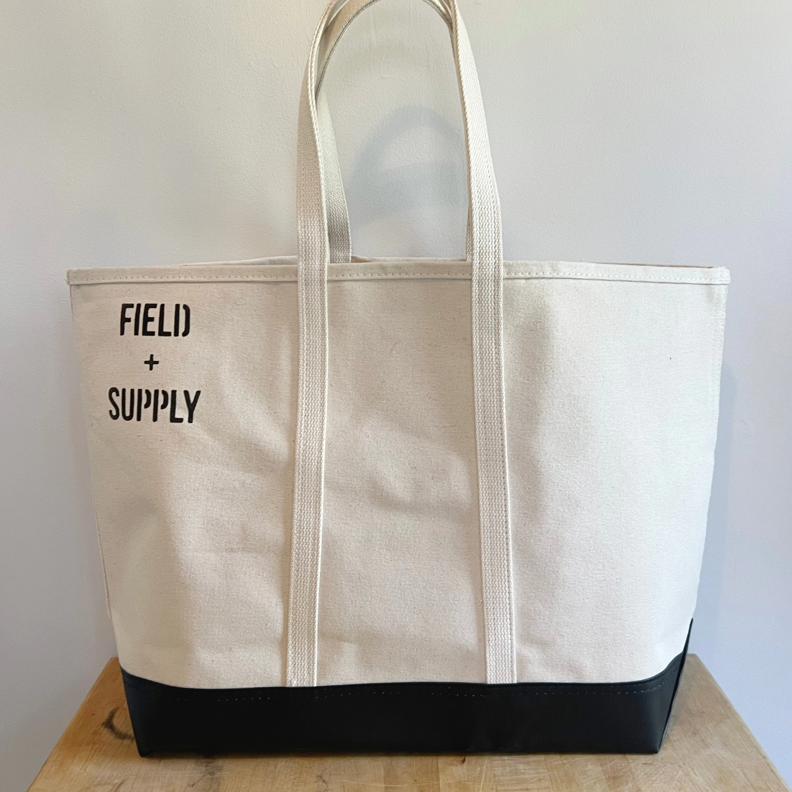 F S Large Canvas Tote Bag