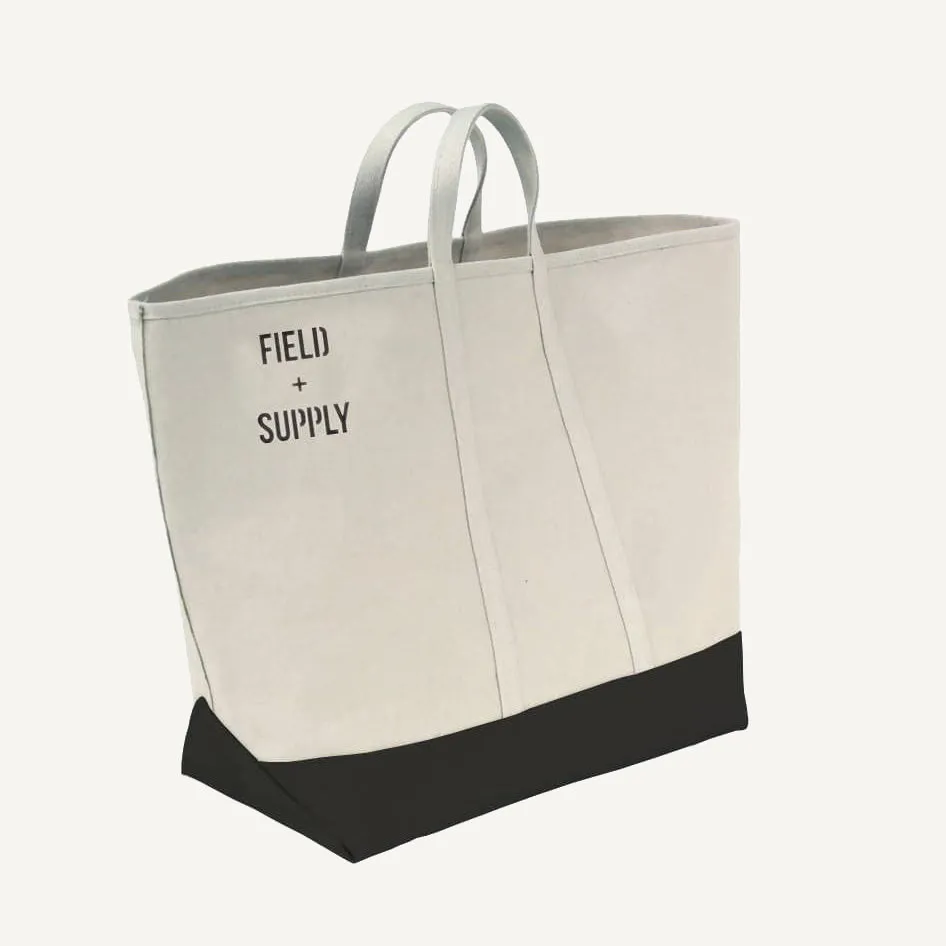 F S Large Canvas Tote Bag