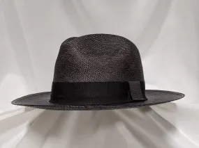 Fedora 6 3/4 (56) - Black (Montecristi Panama) #20-143