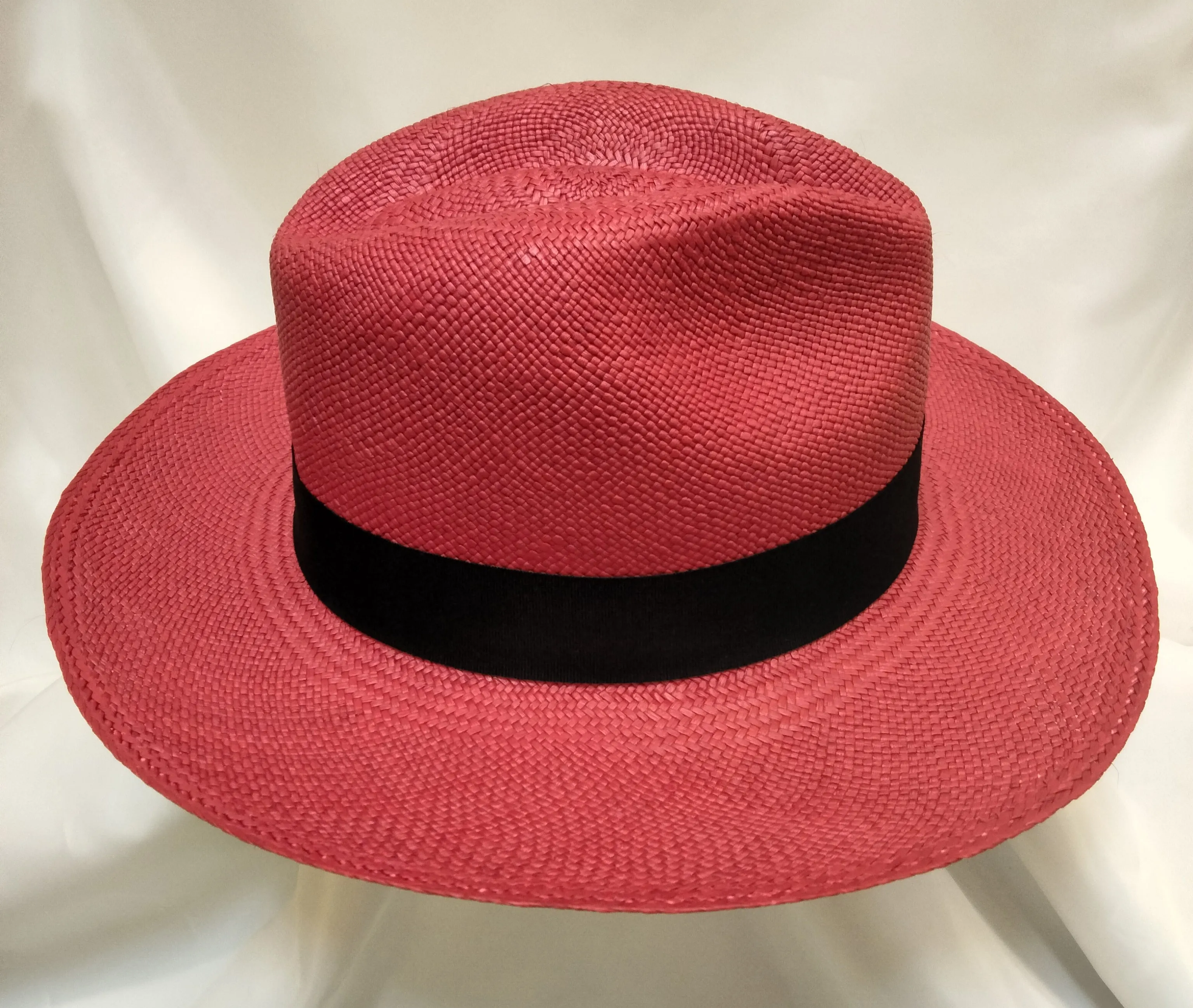 Fedora 6 7/8 (56) - Red (Montecristi Panama) #20-137