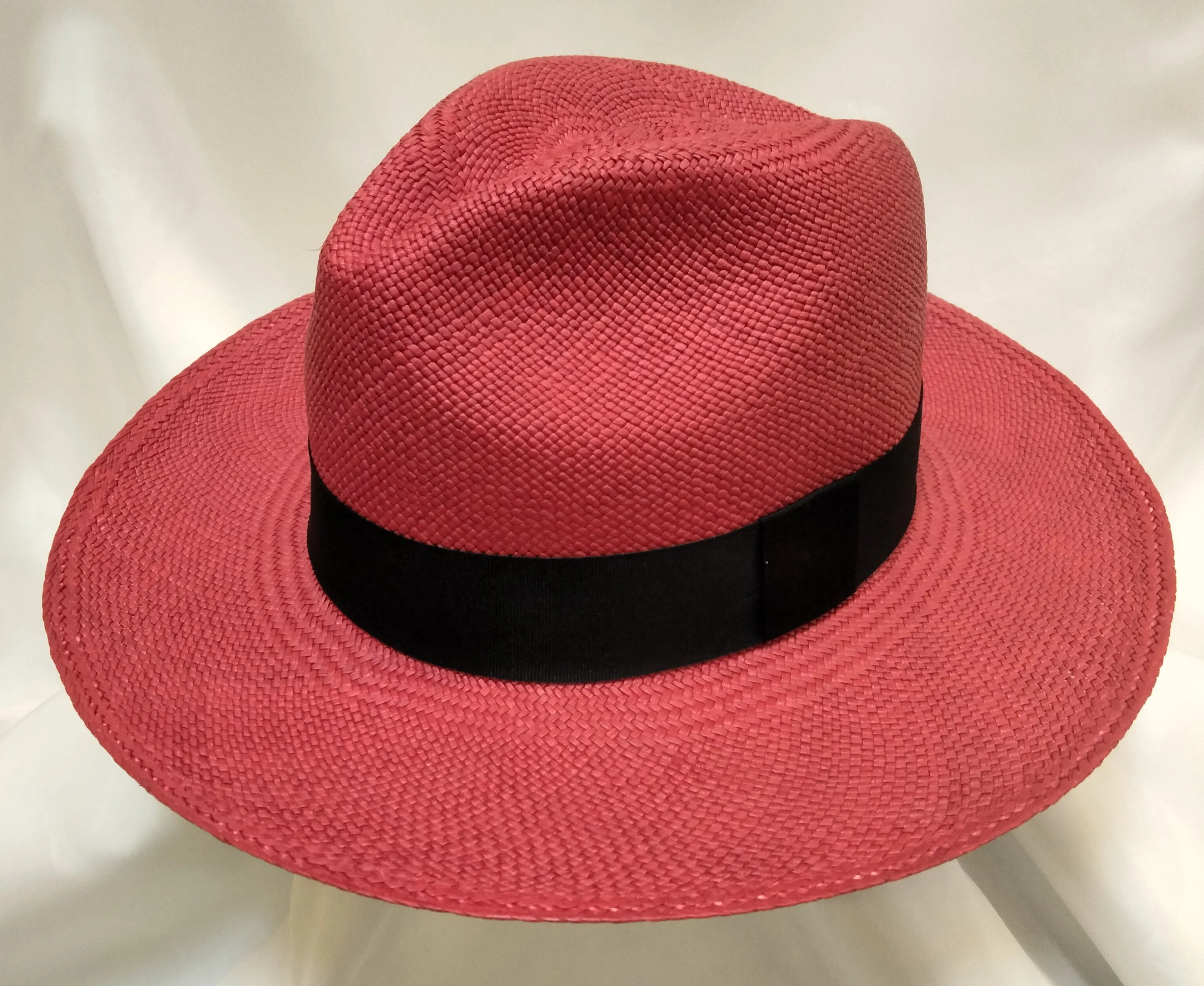 Fedora 6 7/8 (56) - Red (Montecristi Panama) #20-137