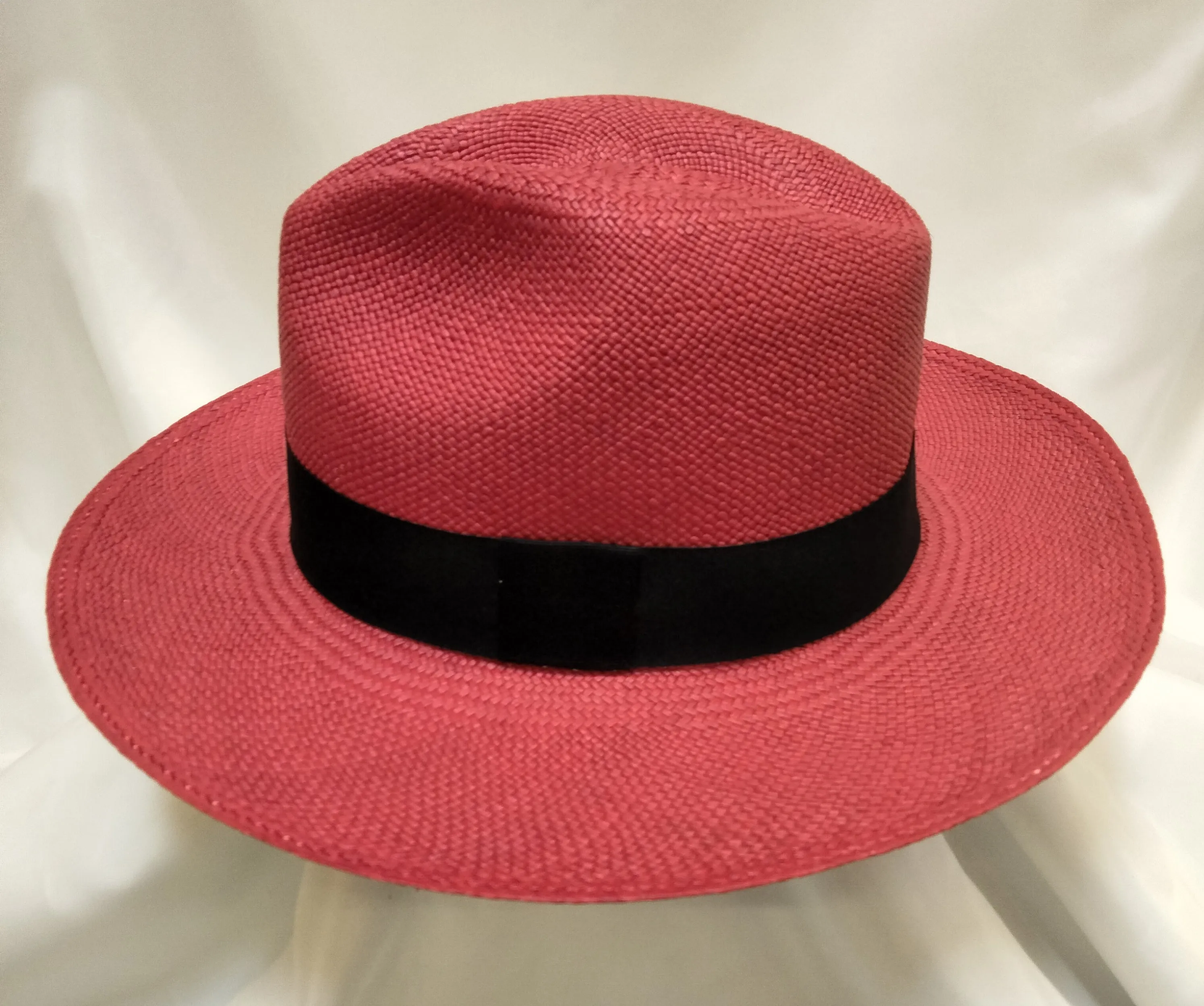 Fedora 6 7/8 (56) - Red (Montecristi Panama) #20-137