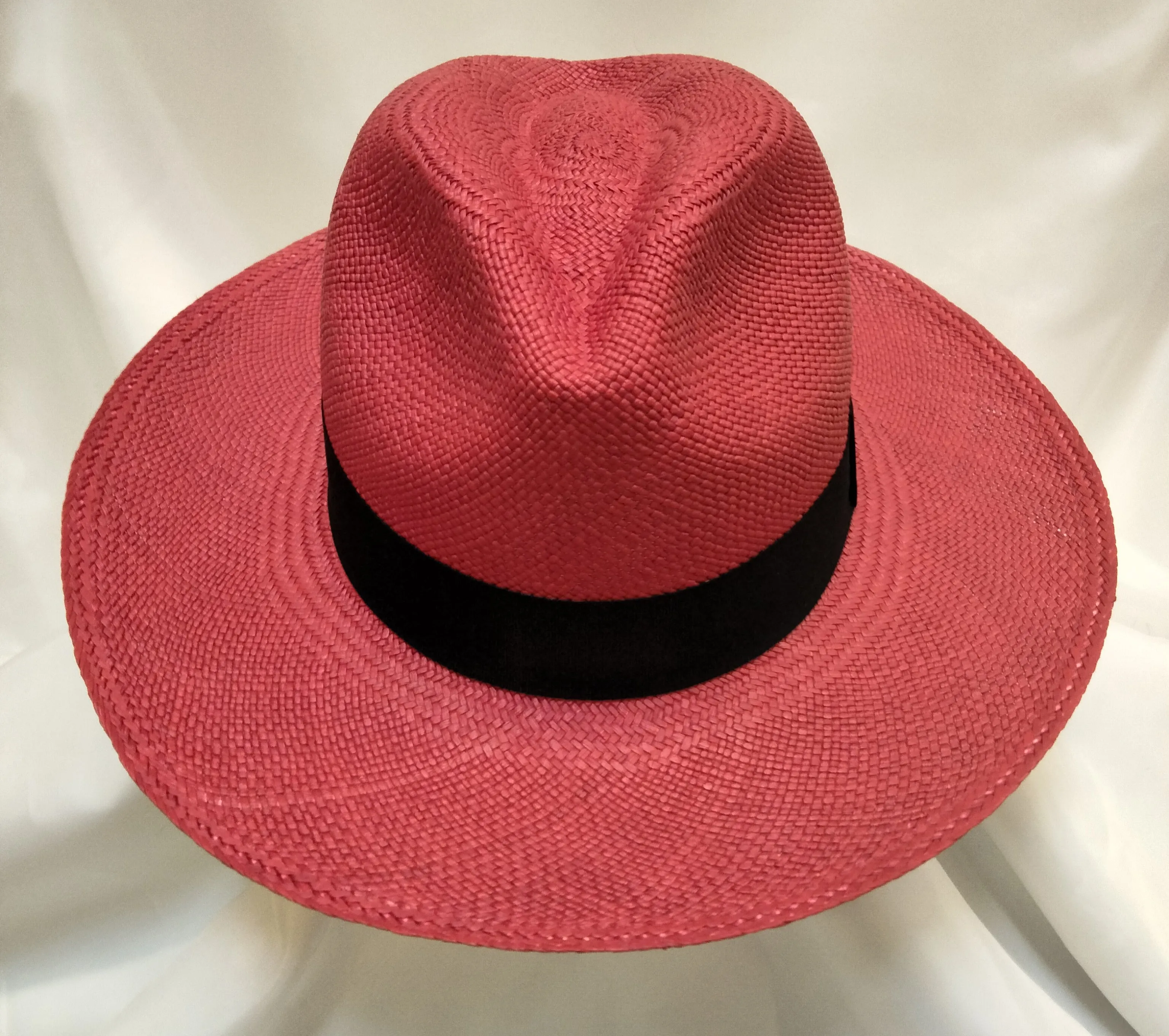 Fedora 6 7/8 (56) - Red (Montecristi Panama) #20-137