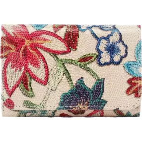 Hobo Jill Floral Stitch Printed Leather