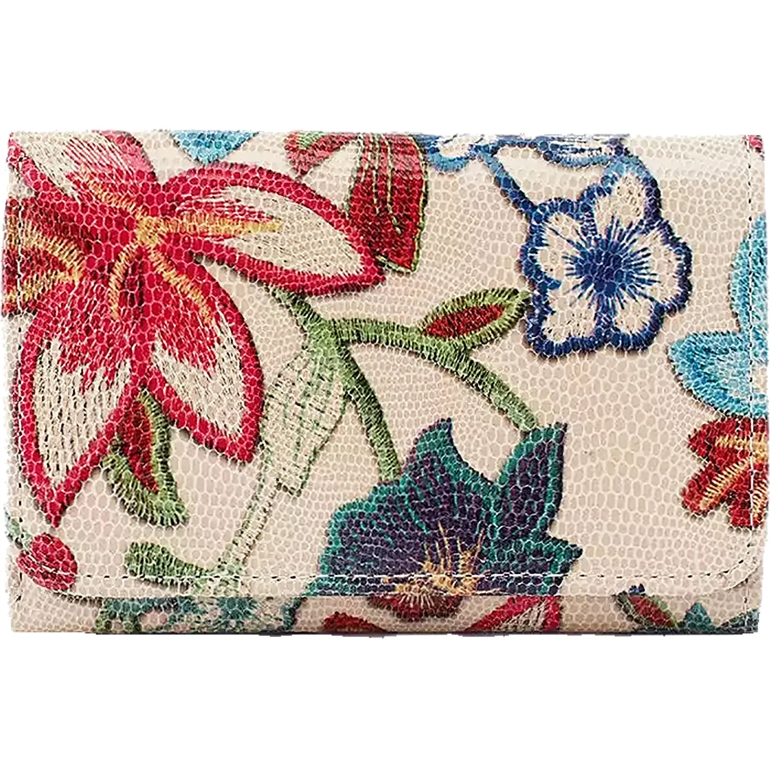 Hobo Jill Floral Stitch Printed Leather