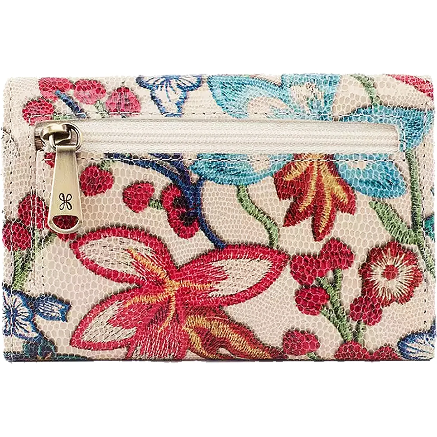 Hobo Jill Floral Stitch Printed Leather