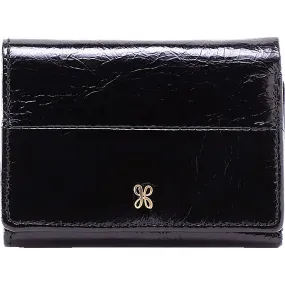 Hobo Jill Mini Black Polished Leather