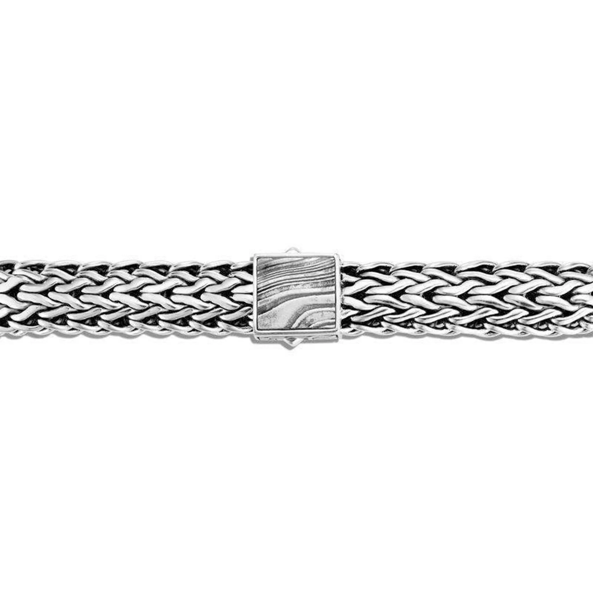 John Hardy Men's Classic Chain Bracelet with Damascus Steel