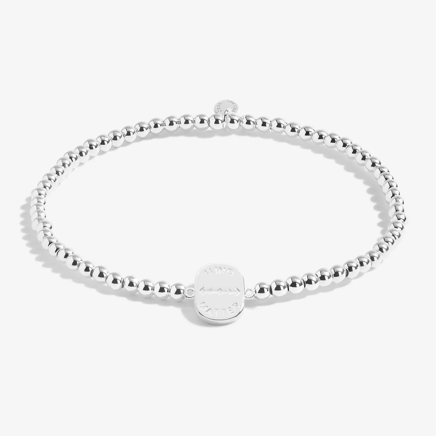 Joma Jewellery Silver A Little 'Mind Over Matter' Bracelet