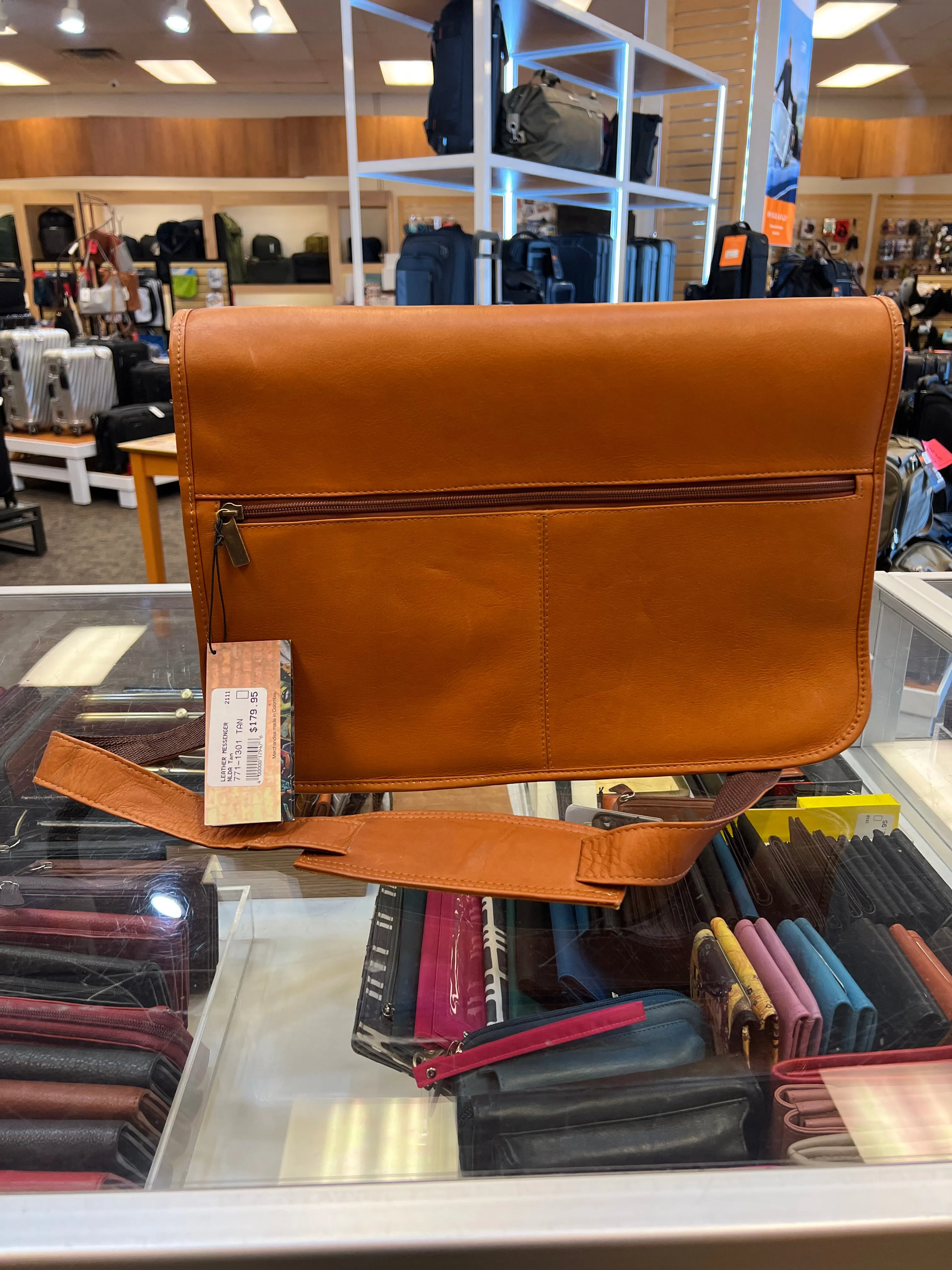 Leather Messenger Bag