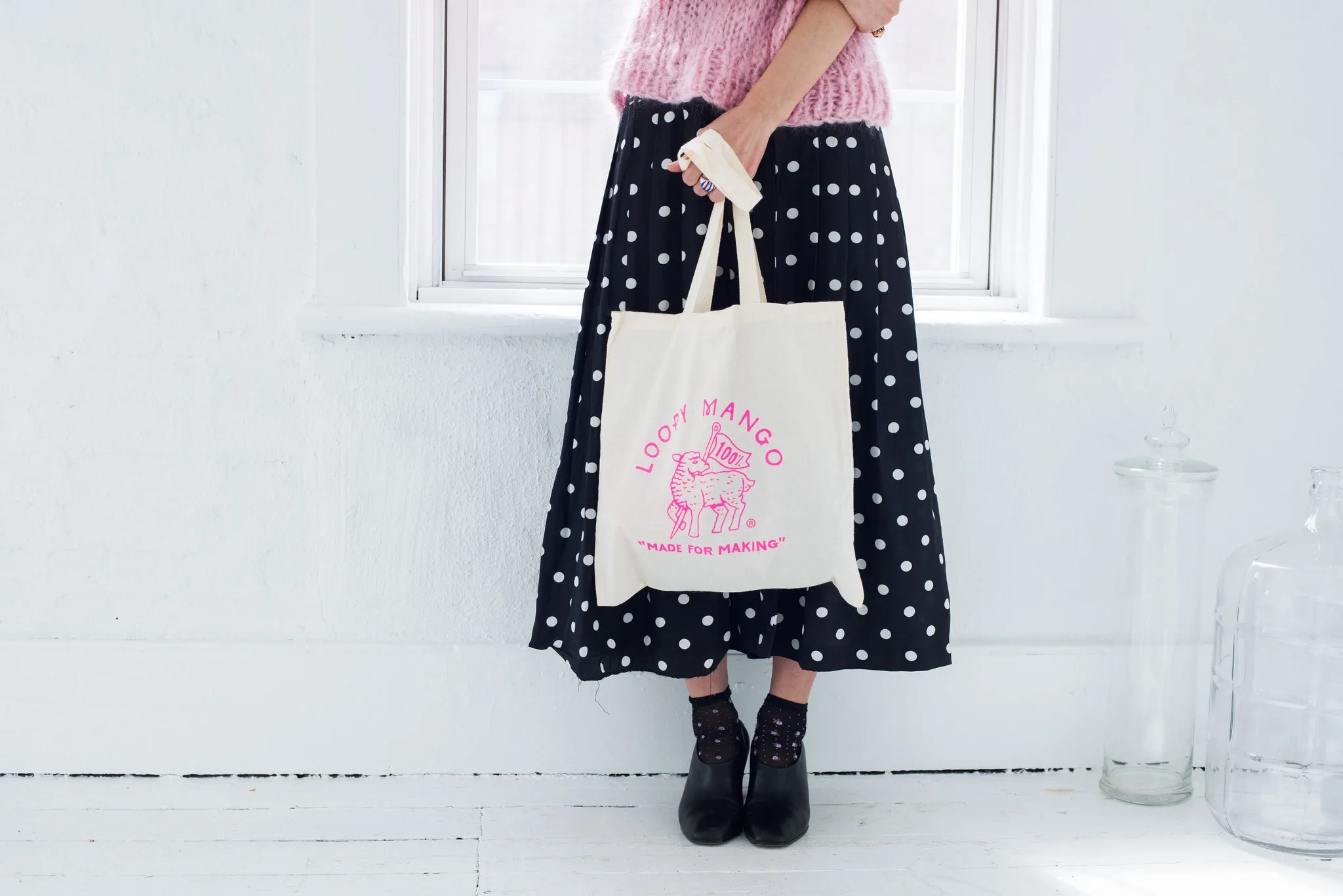 Loopy Mango Tote Bags