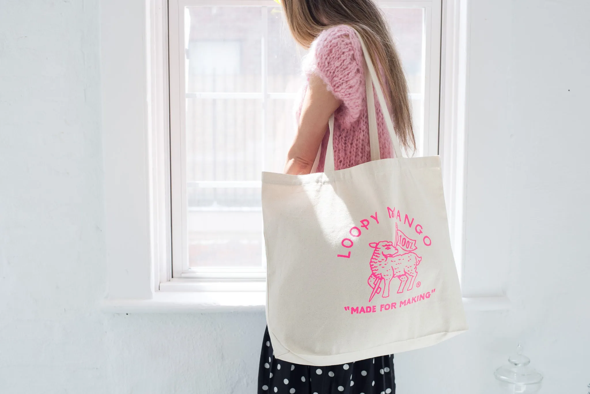 Loopy Mango Tote Bags