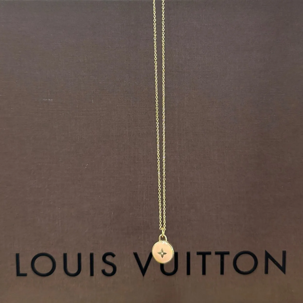 LOUIS VUITTON Flower Charm Necklaces