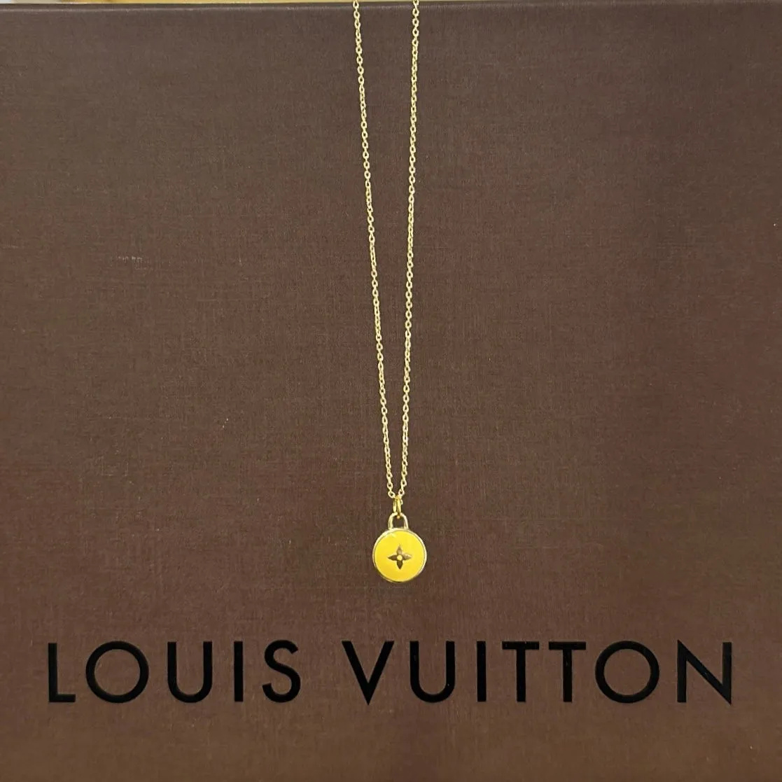 LOUIS VUITTON Flower Charm Necklaces