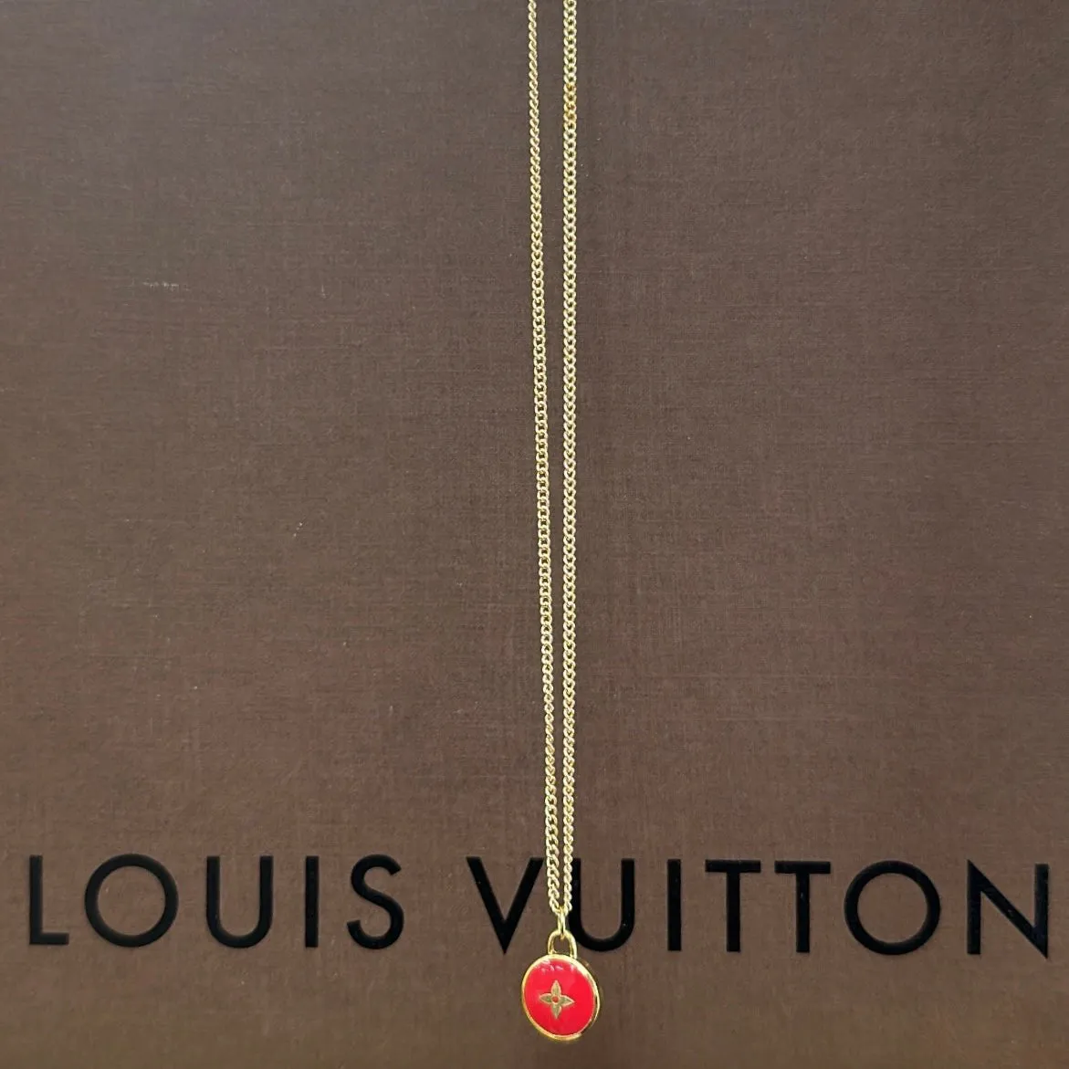 LOUIS VUITTON Flower Charm Necklaces