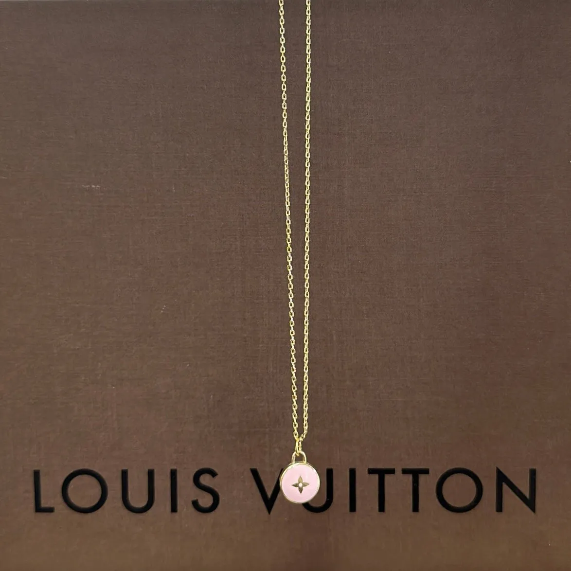 LOUIS VUITTON Flower Charm Necklaces