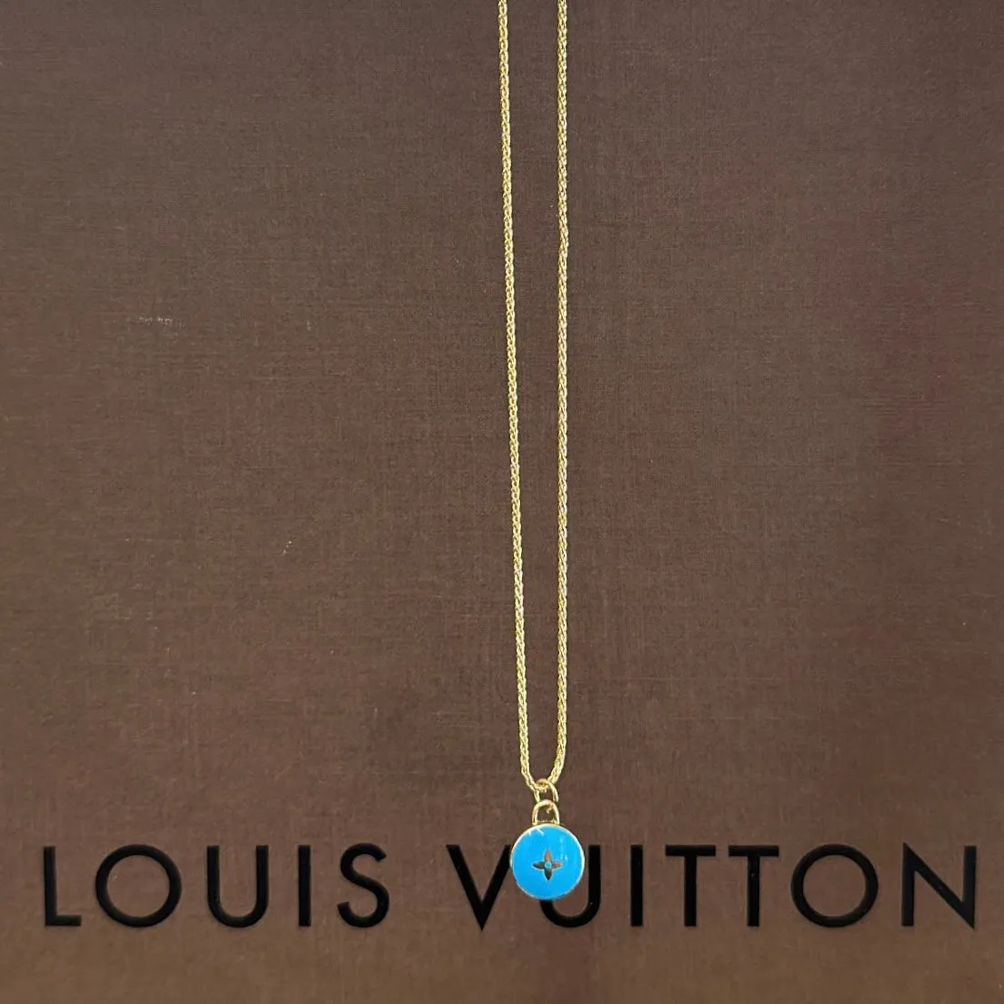 LOUIS VUITTON Flower Charm Necklaces