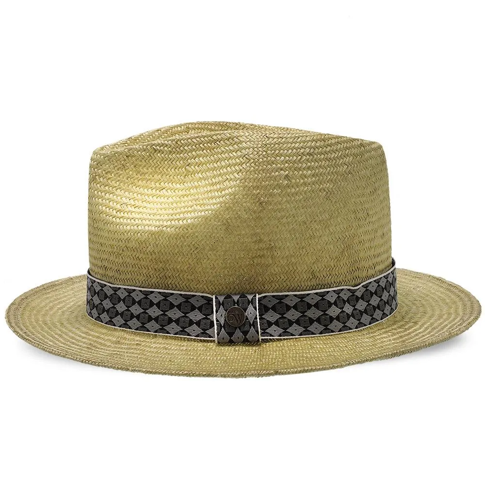 Midnight Luxe - Walrus Hats Sisal Straw Fedora Hat w/ Band