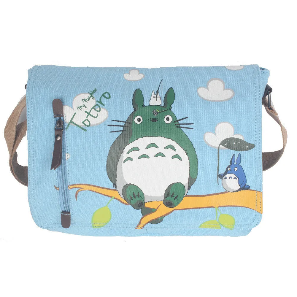 My Neighbour Totoro High Quality Canvas Bag Shoulder Messenger Bag Trendy Anime