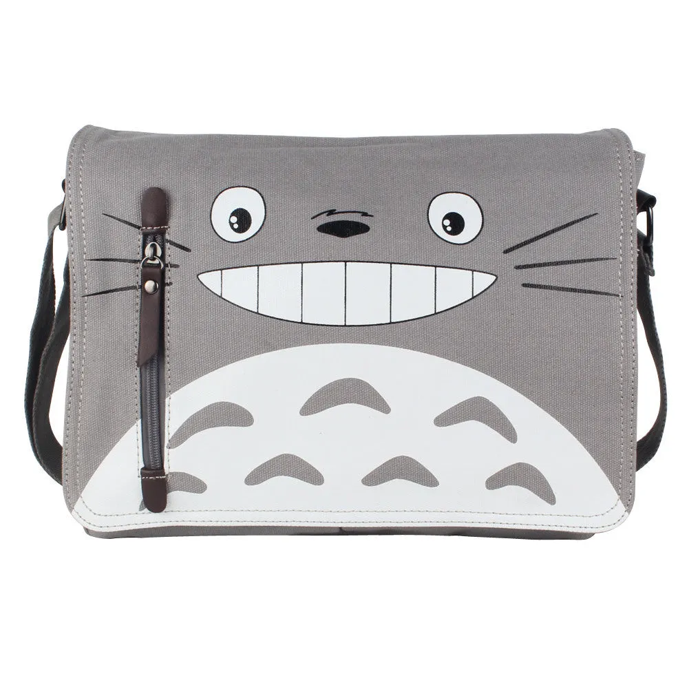 My Neighbour Totoro High Quality Canvas Bag Shoulder Messenger Bag Trendy Anime