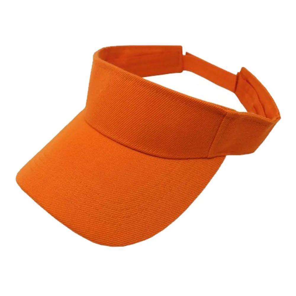 Pack of 5 Adjustable Sun Visor Cap