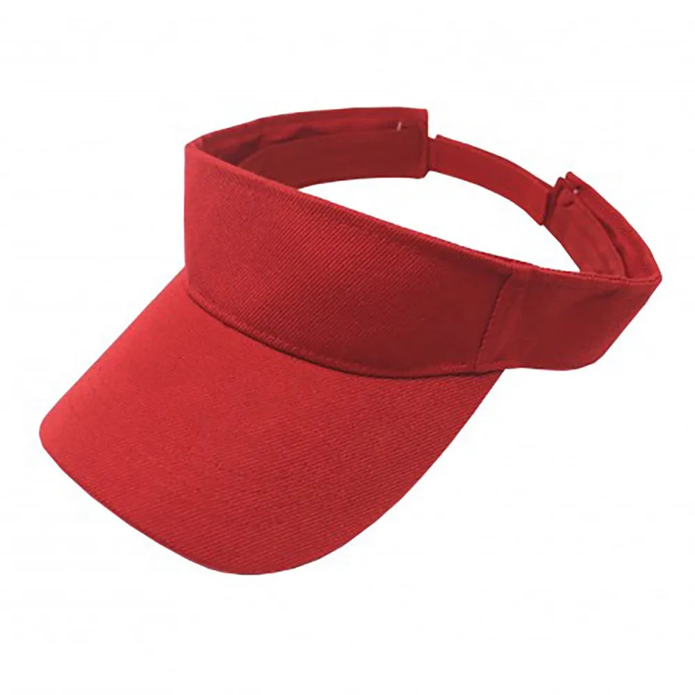 Pack of 5 Adjustable Sun Visor Cap