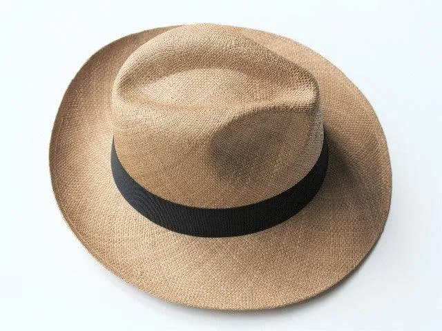 Panama Hat - Fedora - Tobacco