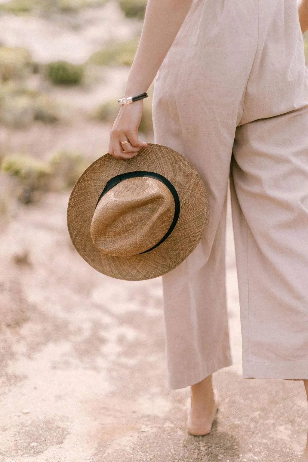 Panama Hat - Fedora - Tobacco