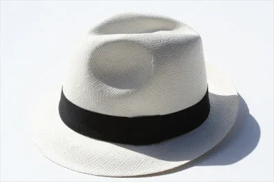 Panama Hat - Trilby - Ivory