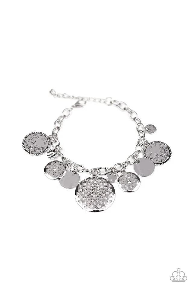 Paparazzi Bracelet ~ Trinket Tranquility - White