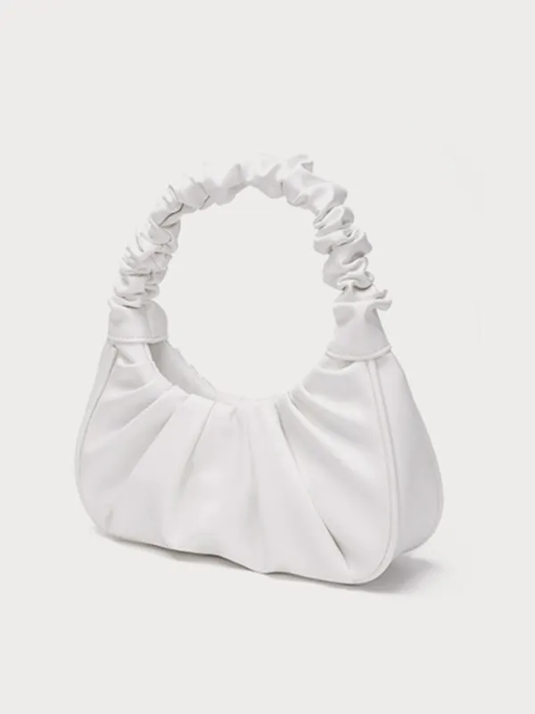 Pastel Faux Leather Hobo Bag