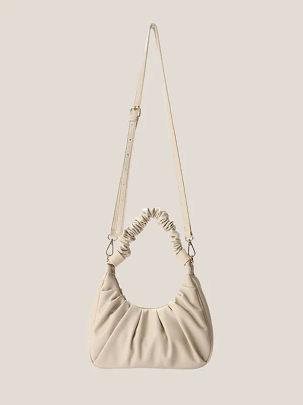 Pastel Faux Leather Hobo Bag