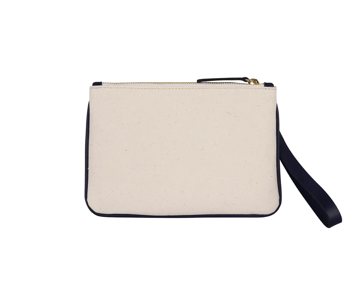 Riviera Canvas Pouch Striped