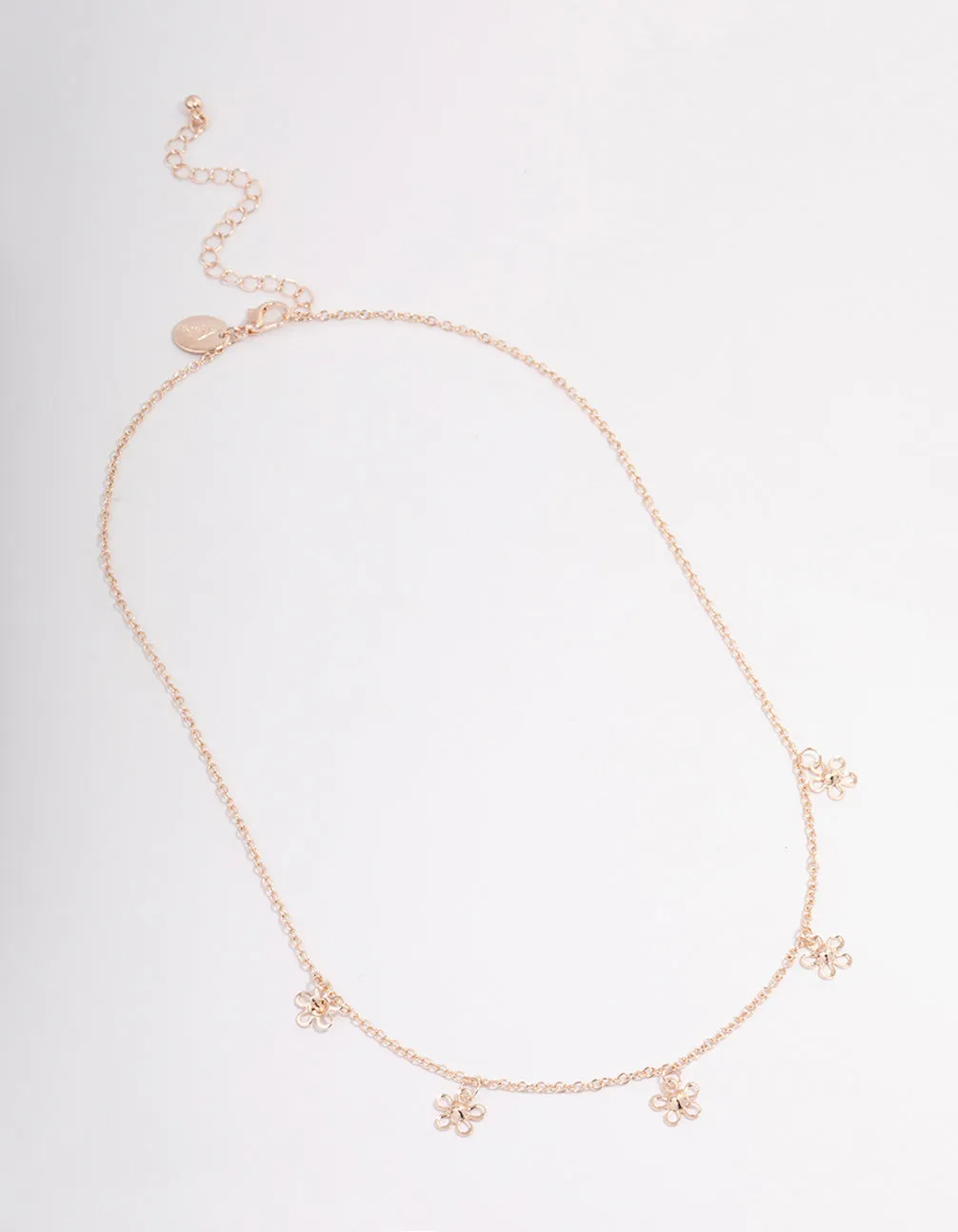 Rose Gold Daisy Garden Necklace