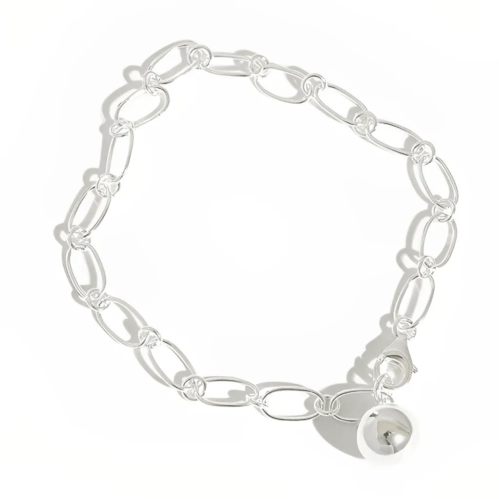 Silver Bead Chain Bracelet