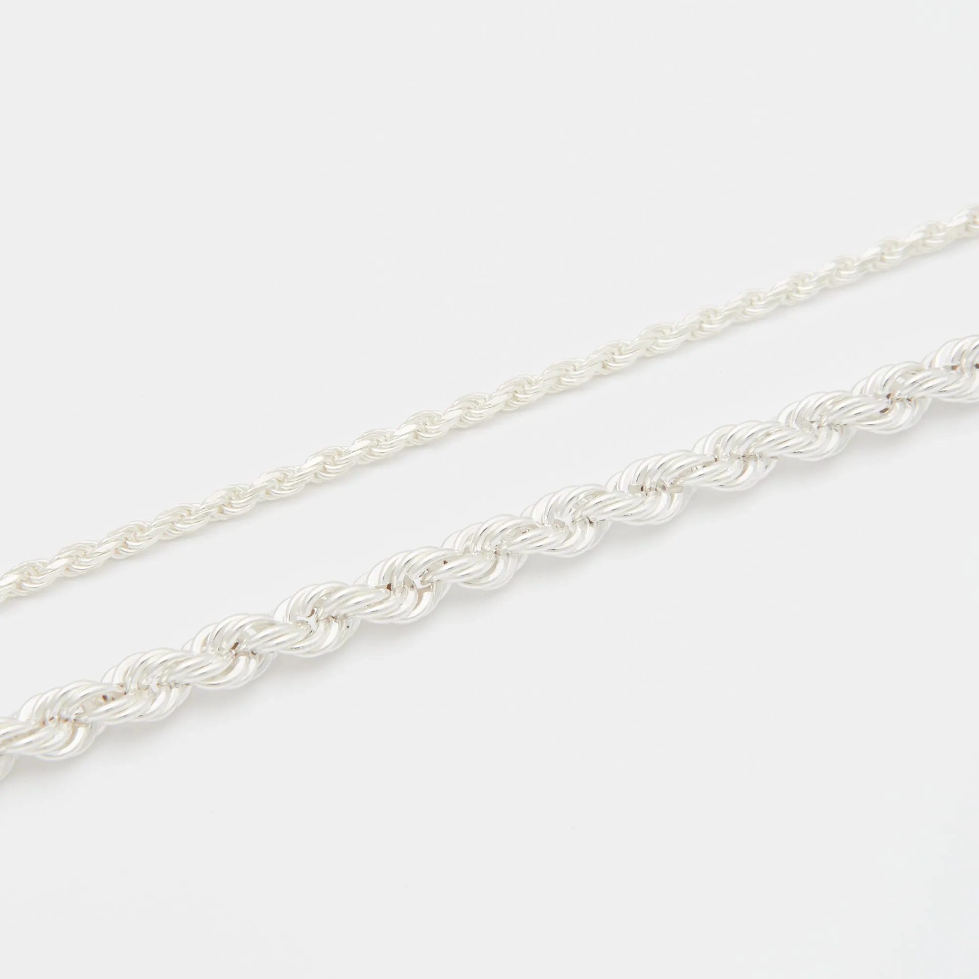 Stack Eternal Link Chains in Silver