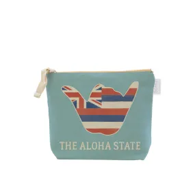 The Aloha State Shaka Cosmetic Bag, Small