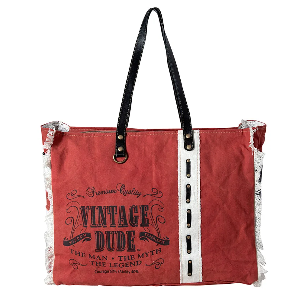 Western Vintage Weekender Bag