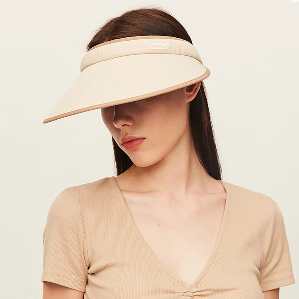 Women' Empty Top Large Brim Sun Visor Hat UPF50 