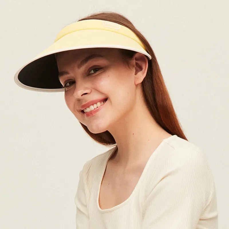 Women' Empty Top Large Brim Sun Visor Hat UPF50 