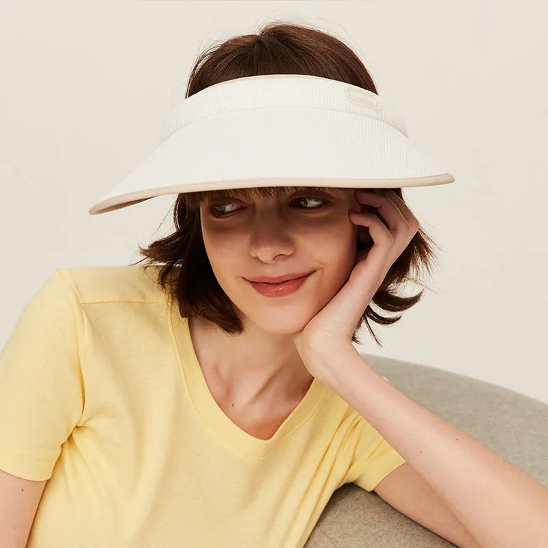 Women' Empty Top Large Brim Sun Visor Hat UPF50 