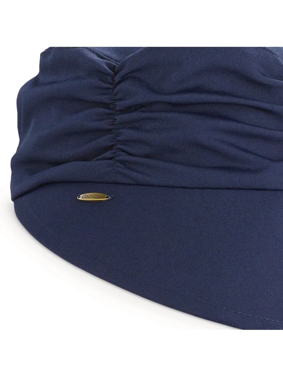 Women's Aquacade Swim Visor  |  Navy